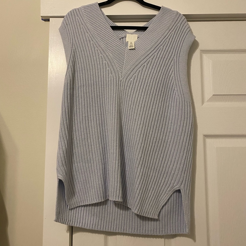 Light blue sweater vest from H&M